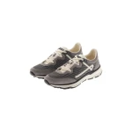 Herno Grey Maggiore Trainers in Suede and Mesh | Men's Sneakers | Luxury Shoes 