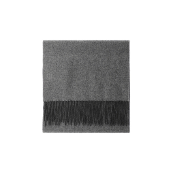 Herno Grey Scarf in Cashmere | Men's Scarves | Luxury Shoes 