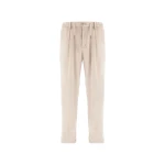 Herno Ice Resort Trousers in Suede-Effect Microfibre | Men's Trousers | Luxury Shoes 