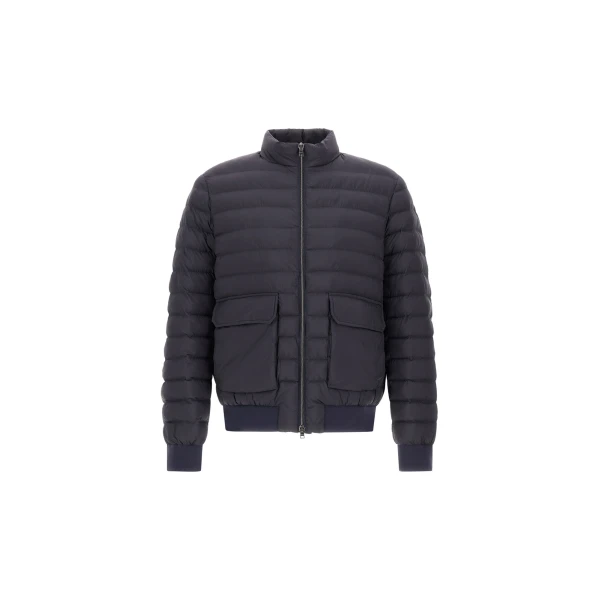 Herno Il Bomber in Navy Blue | Men's Jackets | Luxury Shoes 