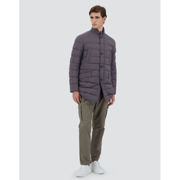 Herno Il Cappotto in Anthracite | Men's Coats | Luxury Shoes 