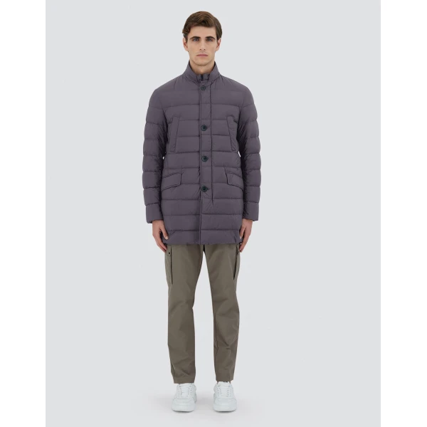Herno Il Cappotto in Anthracite | Men's Coats | Luxury Shoes 