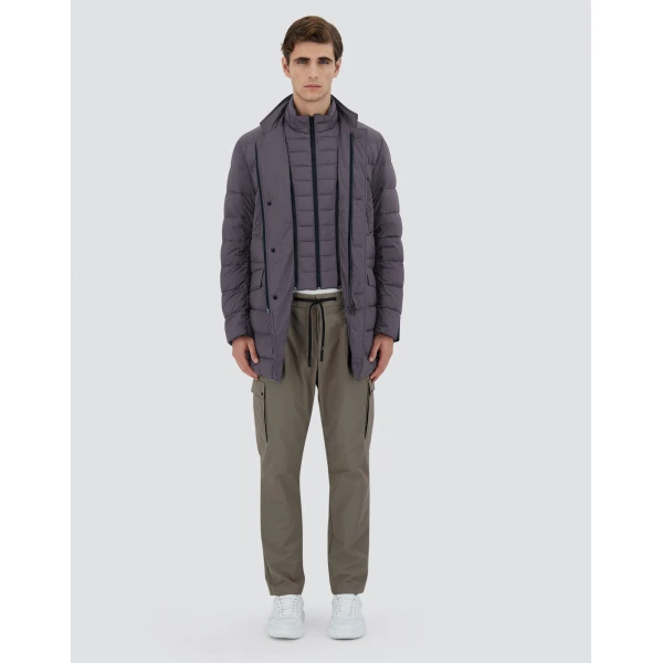 Herno Il Cappotto in Anthracite | Men's Coats | Luxury Shoes 