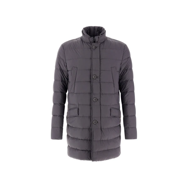 Herno Il Cappotto in Anthracite | Men's Coats | Luxury Shoes 