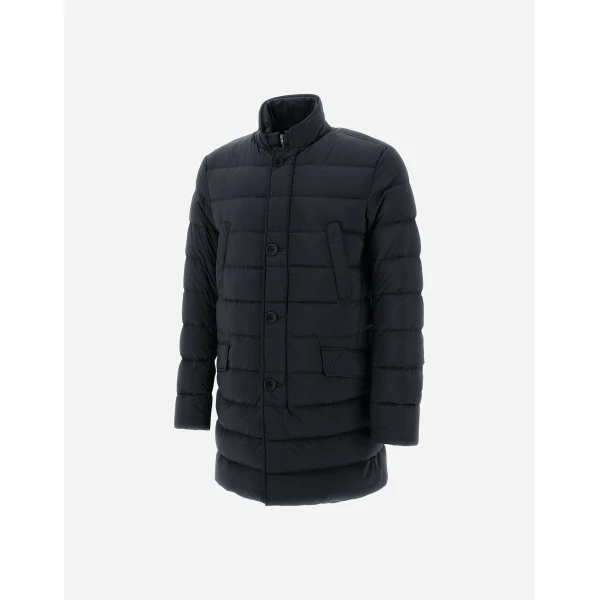 Herno Il Cappotto in Blue | Men's Coats | Luxury Shoes 