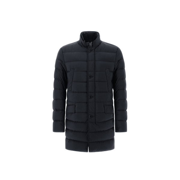 Herno Il Cappotto in Blue | Men's Coats | Luxury Shoes 