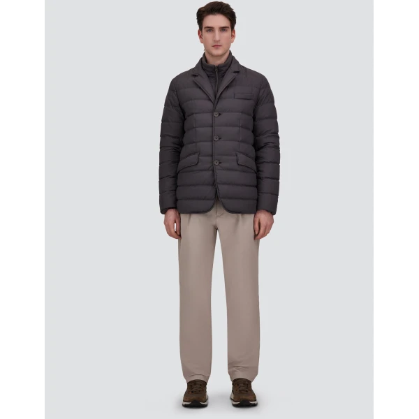 Herno Iron Blazer in Arendelle and Monogram | Men's Jackets | Luxury Shoes 