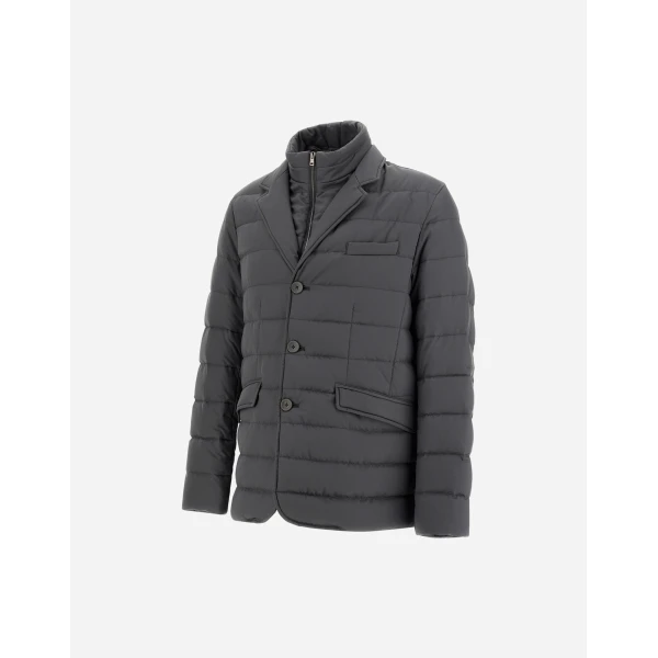 Herno Iron Blazer in Arendelle and Monogram | Men's Jackets | Luxury Shoes 