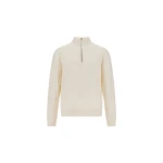 Herno Ivory Sweatshirt in Cotton and Wool | Men's Sweatshirts | Luxury Shoes 