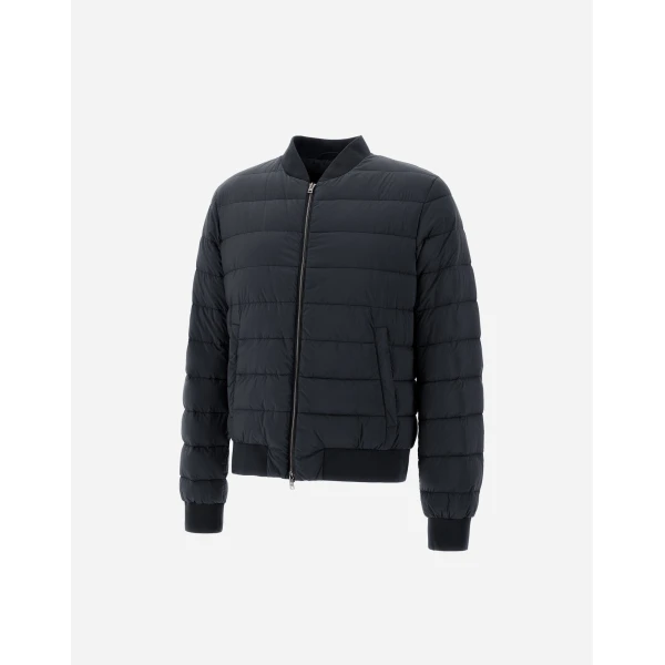 Herno L'Aviatore in Black | Men's Jackets | Luxury Shoes 