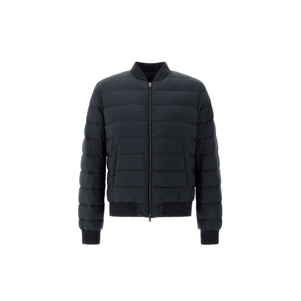 Herno L'Aviatore in Black | Men's Jackets | Luxury Shoes 