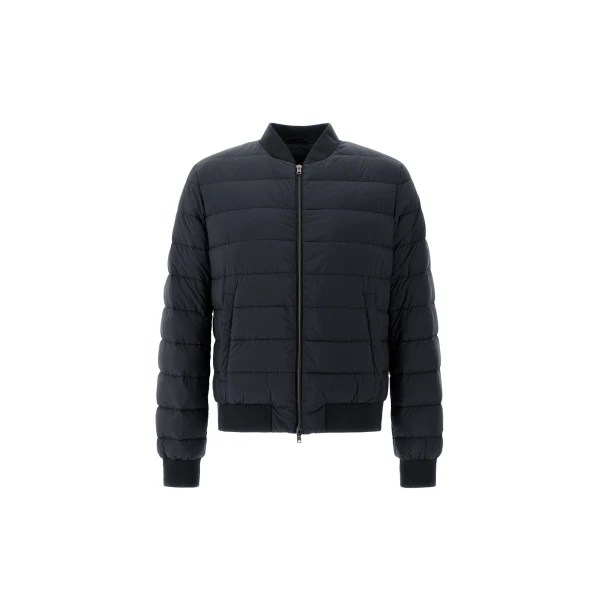 Herno L'Aviatore in Black | Men's Jackets | Luxury Shoes 