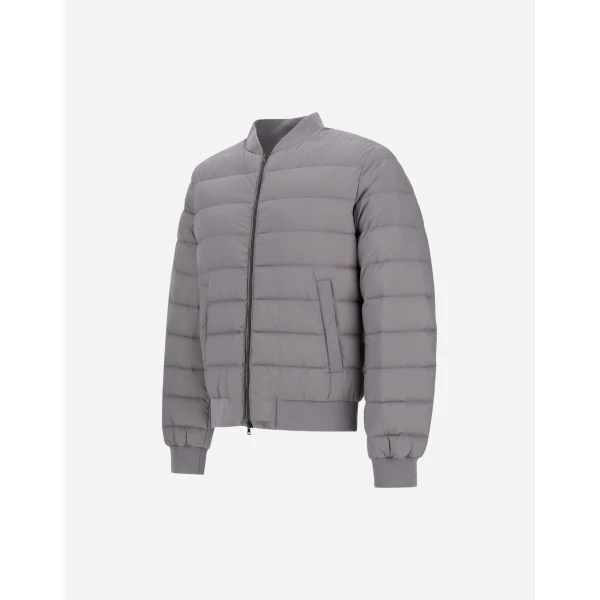 Herno L'Aviatore in Light Grey | Men's Jackets | Luxury Shoes 