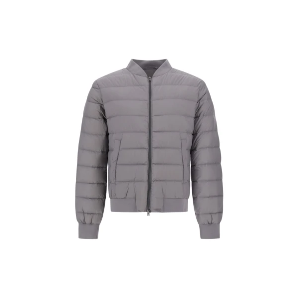 Herno L'Aviatore in Light Grey | Men's Jackets | Luxury Shoes 