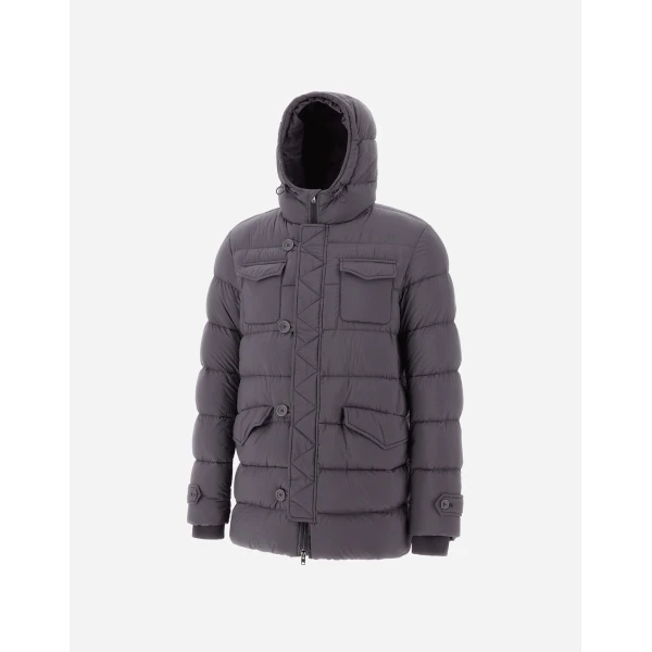 Herno L'Eskimo in Anthracite | Men's Coats | Luxury Shoes 
