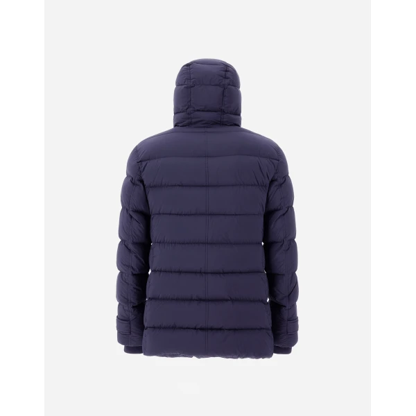 Herno L'Eskimo in Blue | Men's Coats | Luxury Shoes 