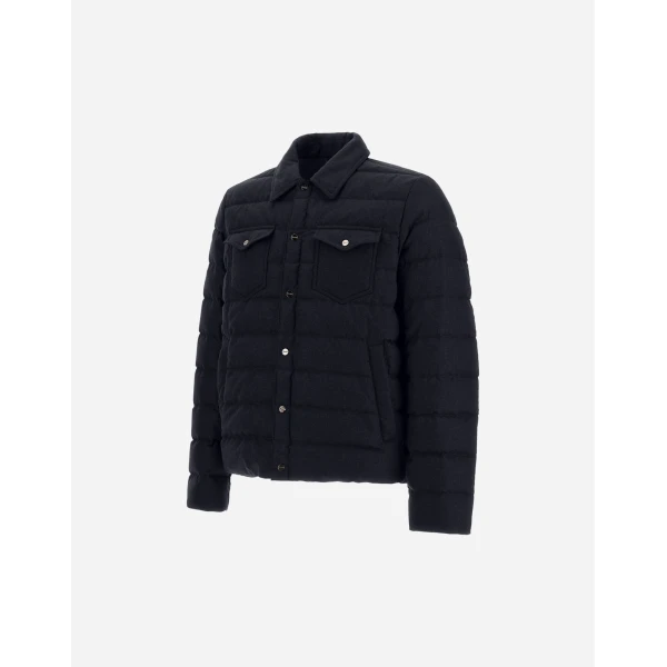 Herno La Camicia in Navy Blue | Men's Jackets | Luxury Shoes 