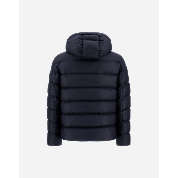 Herno La Giacca Hooded Down Jacket in Blue | Men's Jackets | Luxury Shoes 