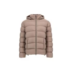 Herno La Giacca Hooded Down Jacket in Light Taupe | Men's Jackets | Luxury Shoes 