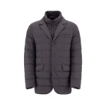 Herno La Giacca Padded Blazer in Anthracite | Men's Jackets | Luxury Shoes 