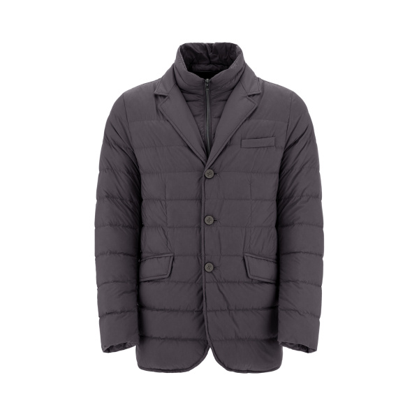 Herno La Giacca Padded Blazer in Anthracite | Men's Jackets | Luxury Shoes 