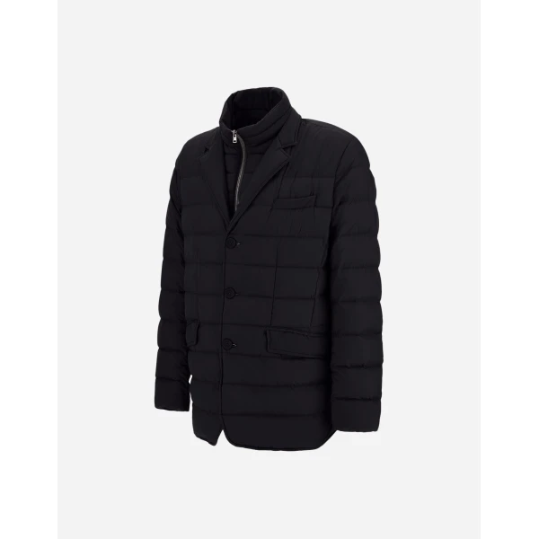 Herno La Giacca Padded Blazer in Black | Men's Jackets | Luxury Shoes 