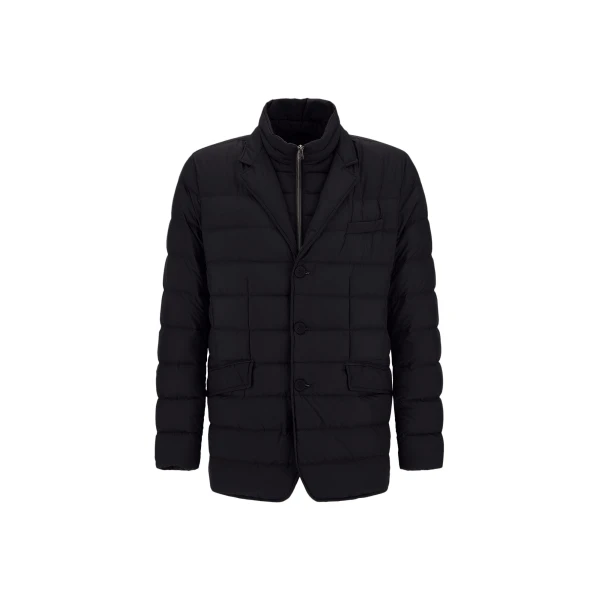 Herno La Giacca Padded Blazer in Black | Men's Jackets | Luxury Shoes 