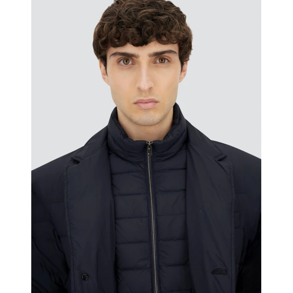 Herno La Giacca Padded Blazer in Blue | Men's Jackets | Luxury Shoes 