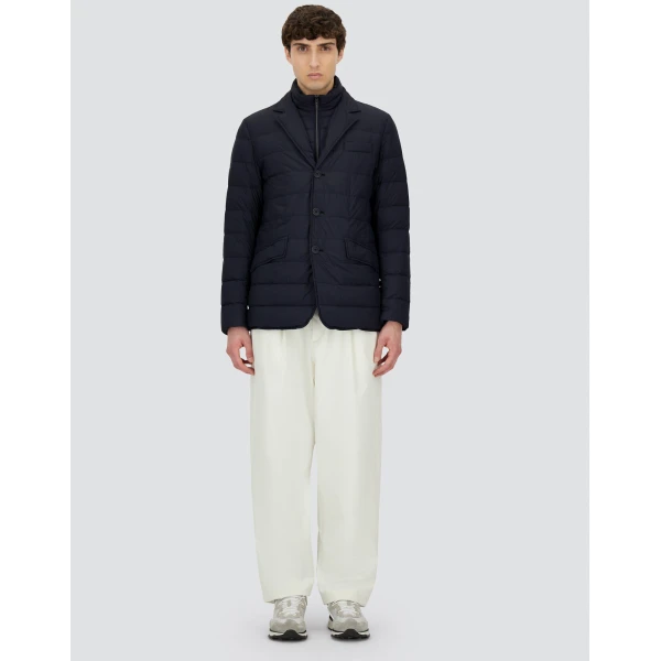Herno La Giacca Padded Blazer in Blue | Men's Jackets | Luxury Shoes 