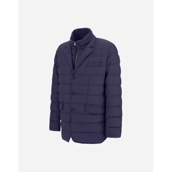 Herno La Giacca Padded Blazer in Blue | Men's Jackets | Luxury Shoes 