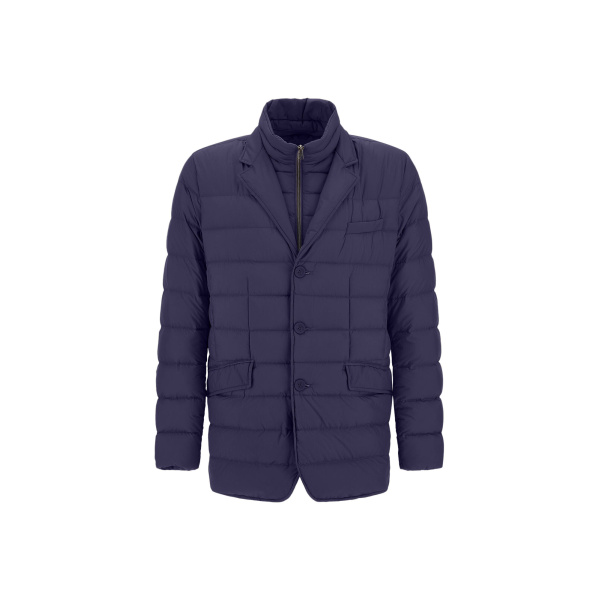 Herno La Giacca Padded Blazer in Blue | Men's Jackets | Luxury Shoes 