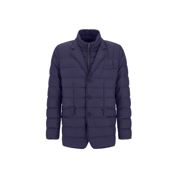 Herno La Giacca Padded Blazer in Blue | Men's Jackets | Luxury Shoes 