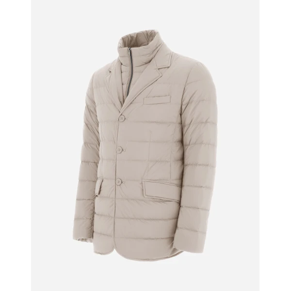 Herno La Giacca Padded Blazer in Chantilly | Men's Jackets | Luxury Shoes 