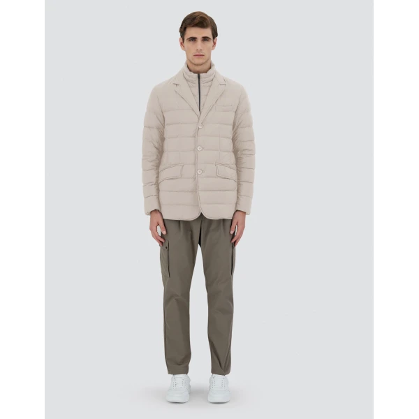 Herno La Giacca Padded Blazer in Chantilly | Men's Jackets | Luxury Shoes 