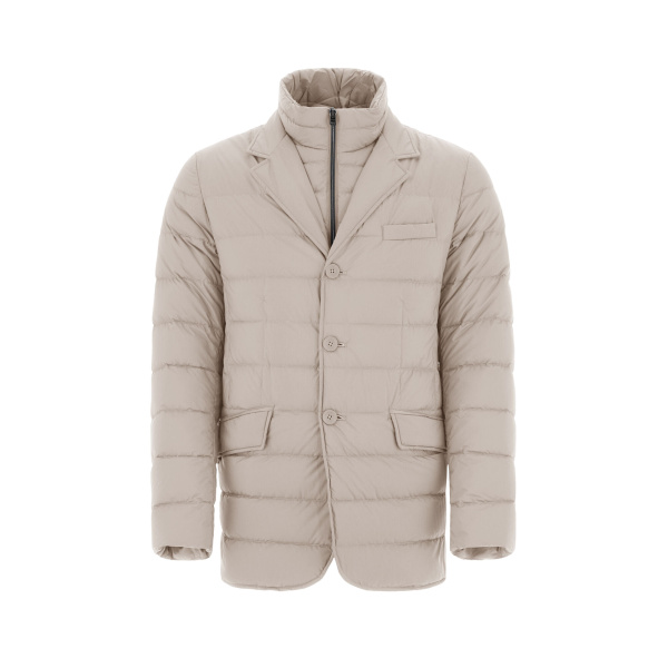 Herno La Giacca Padded Blazer in Chantilly | Men's Jackets | Luxury Shoes 