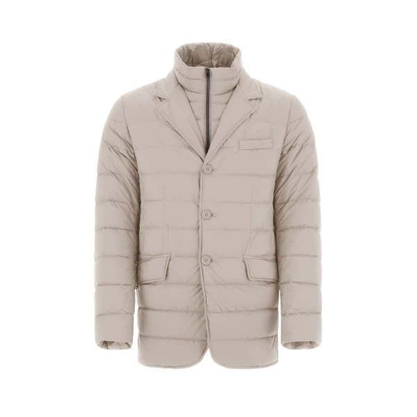 Herno La Giacca Padded Blazer in Chantilly | Men's Jackets | Luxury Shoes 