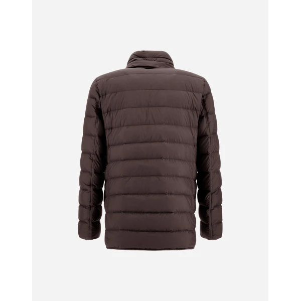 Herno La Giacca Padded Blazer in Dark Brown | Men's Jackets | Luxury Shoes 