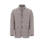 Herno La Giacca Padded Blazer in Light Grey | Men's Jackets | Luxury Shoes 