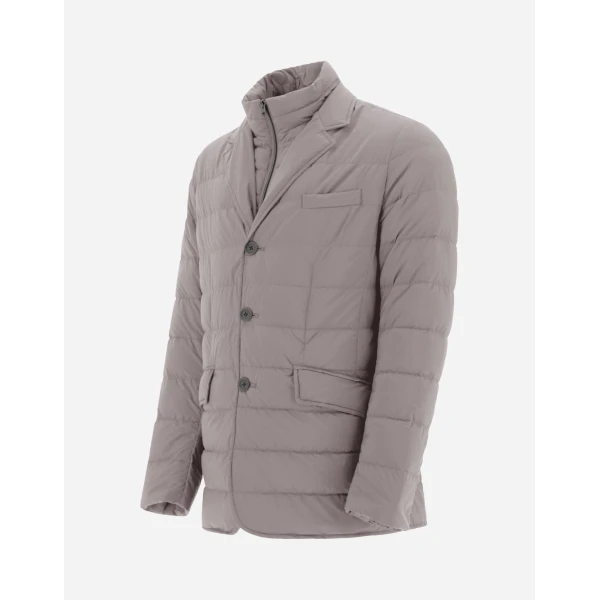 Herno La Giacca Padded Blazer in Light Grey | Men's Jackets | Luxury Shoes 