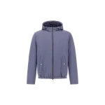 Herno Light Blue Resort Jacket in 4-Way Stretch Nylon | Men's Jackets | Luxury Shoes 