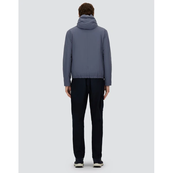 Herno Light Blue Resort Jacket in 4-Way Stretch Nylon | Men's Jackets | Luxury Shoes 