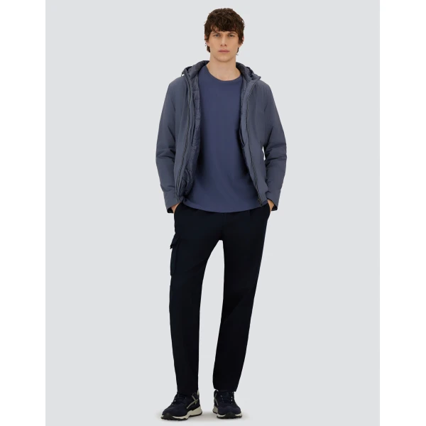 Herno Light Blue Resort T-Shirt in Lightweight Cotton Jersey and Stretch Nylon | Men's T-Shirts and Polos | Luxury Shoes 