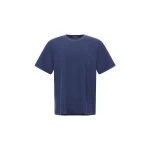 Herno Light Blue Resort T-Shirt in Lightweight Cotton Jersey and Stretch Nylon | Men's T-Shirts and Polos | Luxury Shoes 