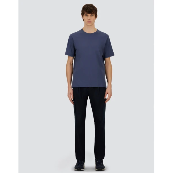 Herno Light Blue Resort T-Shirt in Lightweight Cotton Jersey and Stretch Nylon | Men's T-Shirts and Polos | Luxury Shoes 