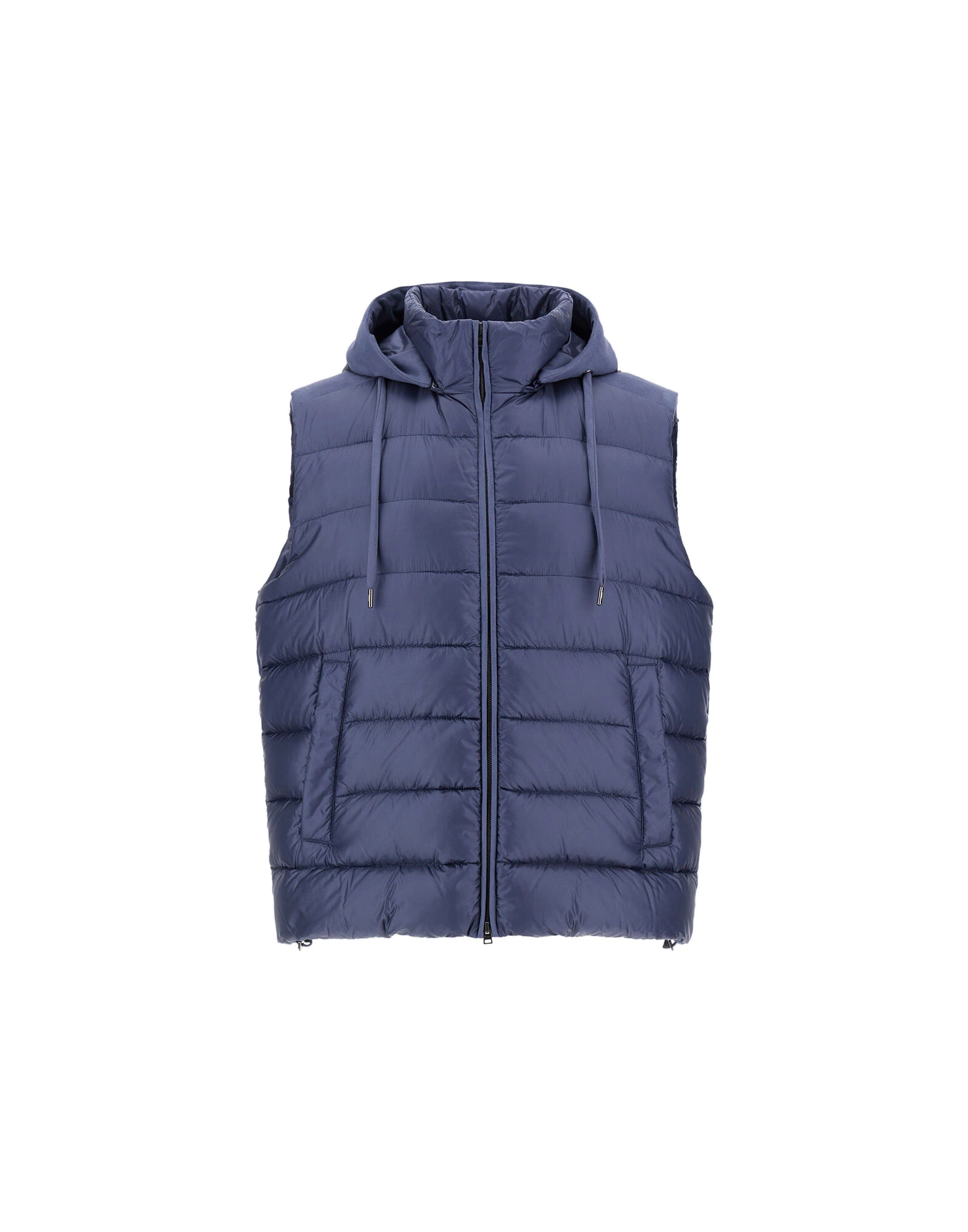 Herno Light Blue Resort Vest in Ultralight Nylon and Suede-Effect Microfibre Herno Light Blue Resort Vest in Ultralight Nylon and Suede-Effect Microfibre | Men's Jackets | Luxury Shoes