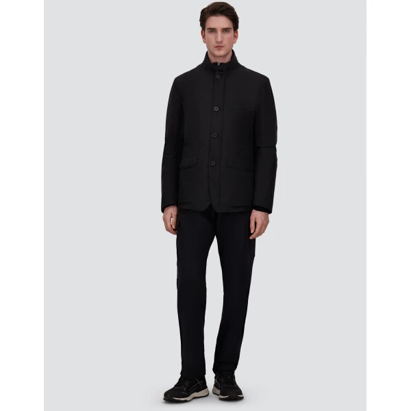 Herno Light Comfort Stretch Woven Cargo Trousers in Black | Men's Trousers | Luxury Shoes 