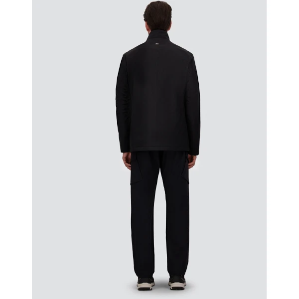 Herno Light Comfort Stretch Woven Cargo Trousers in Black | Men's Trousers | Luxury Shoes 