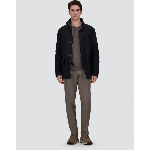 Herno Light Grey Trousers in Stretch Cotton | Men's Trousers | Luxury Shoes 