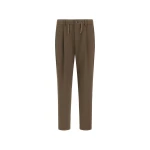Herno Light Military Trousers in Cotton-Effect Stretch Fabric | Men's Trousers | Luxury Shoes 