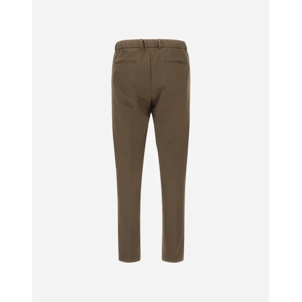 Herno Light Military Trousers in Cotton-Effect Stretch Fabric | Men's Trousers | Luxury Shoes 